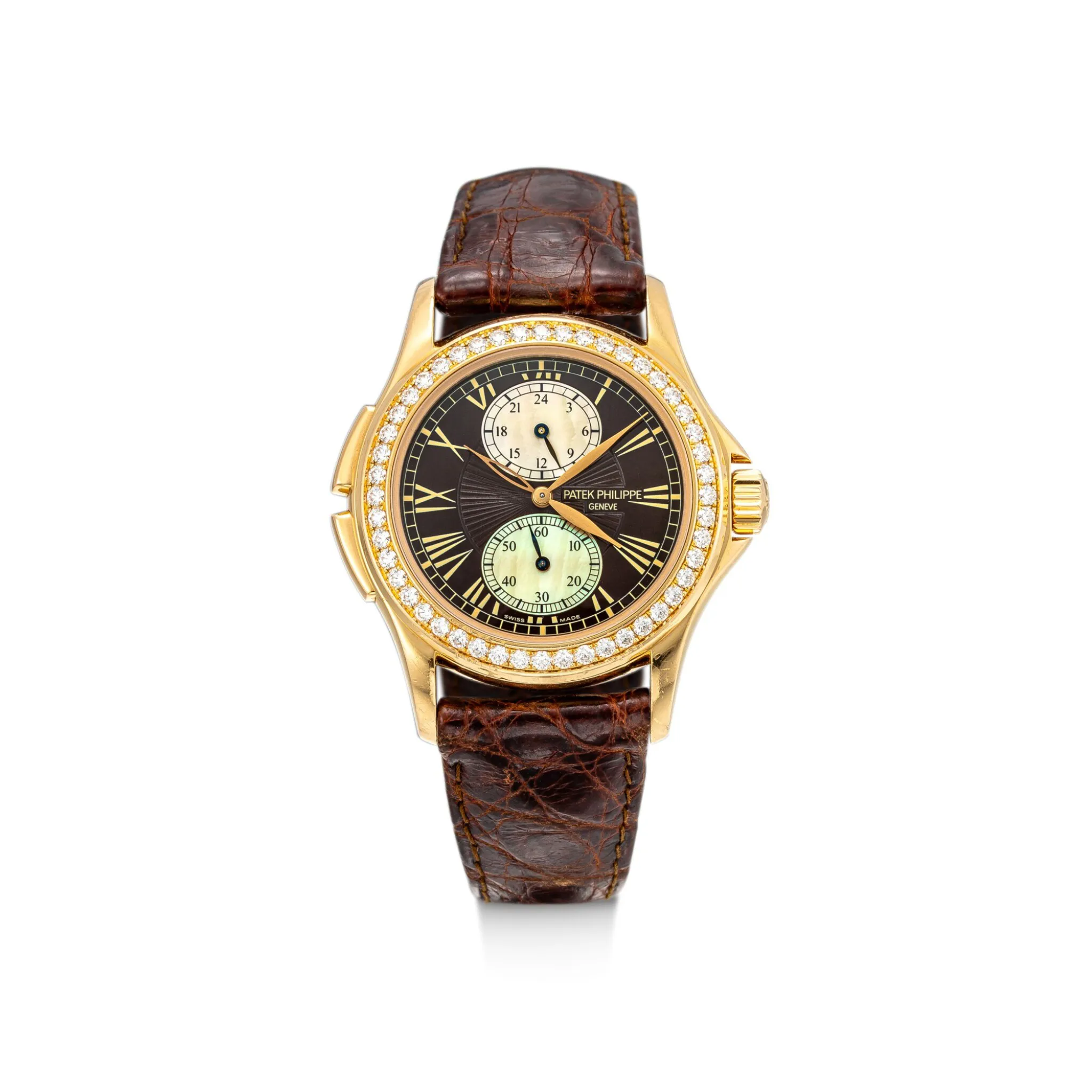 Patek Philippe Calatrava 4934 35mm Yellow gold Brown