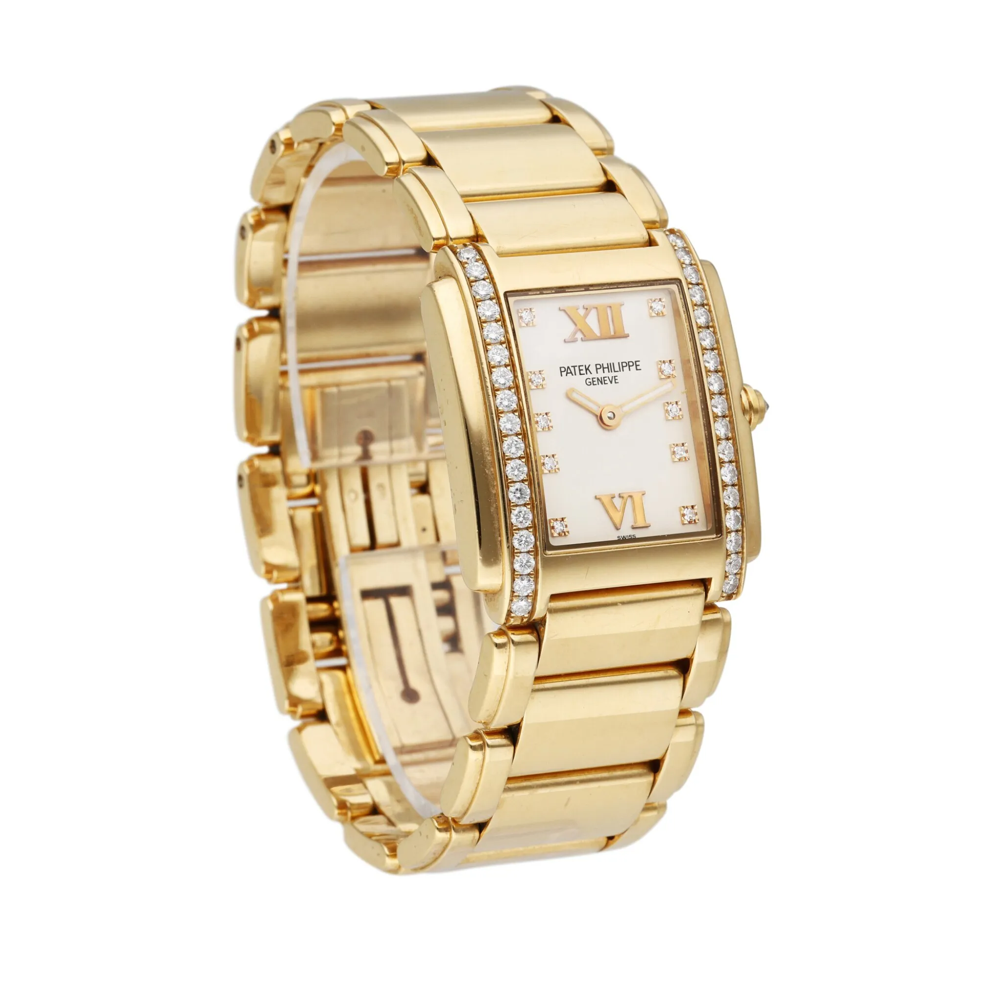 Patek Philippe Twenty~4 4910 11 30mm Yellow gold Silver 2