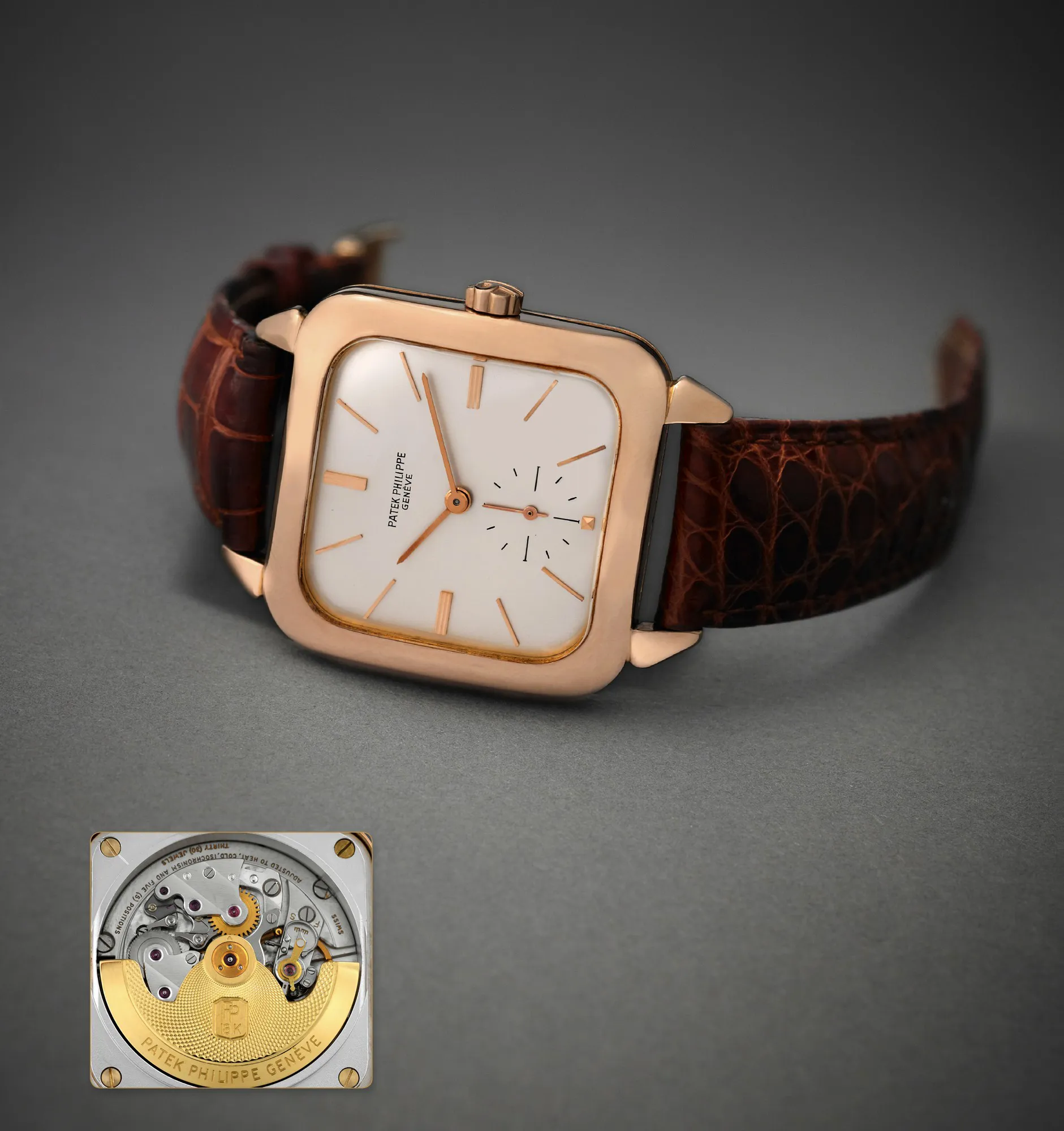 Patek Philippe 2540 31mm Rose gold Silver