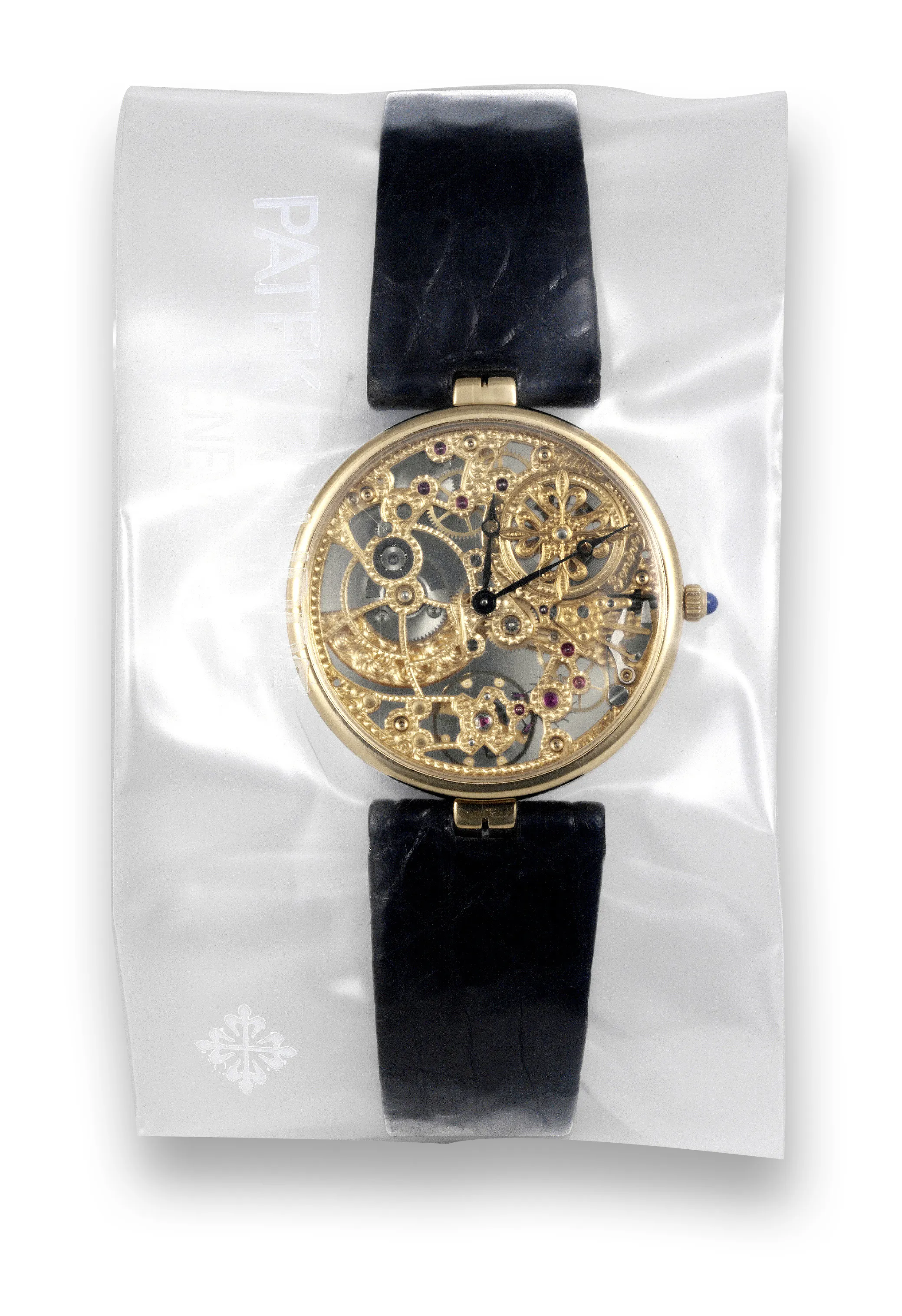 Patek Philippe Calatrava 3878 31mm Yellow gold Skeletonized