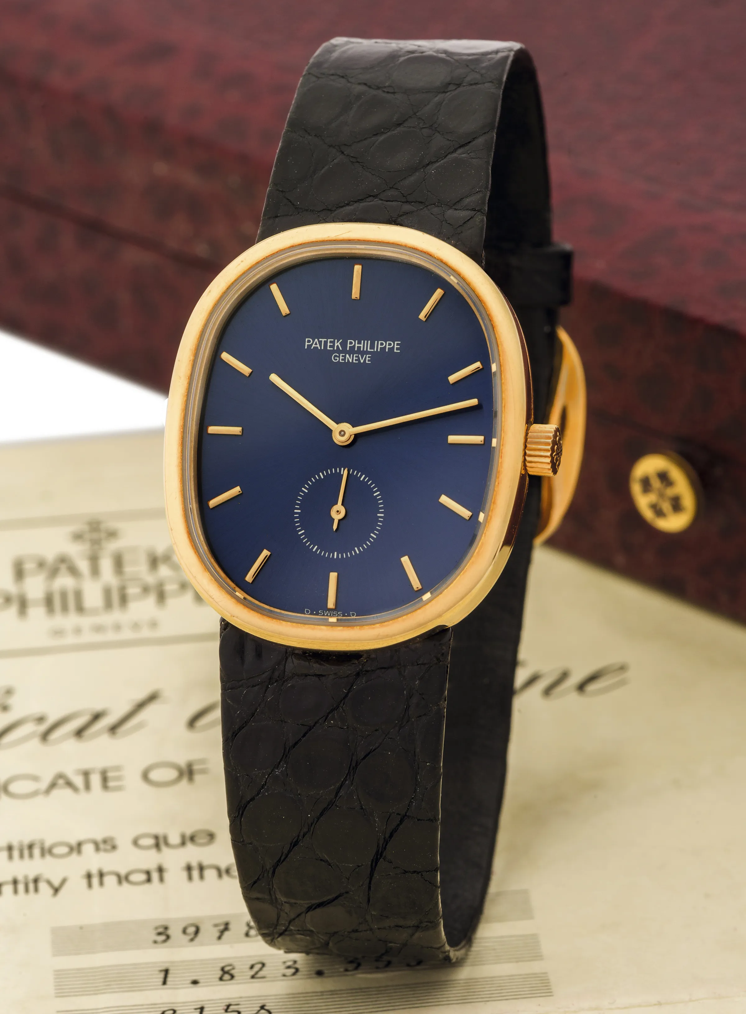 Patek Philippe 3978 29mm Yellow gold Blue