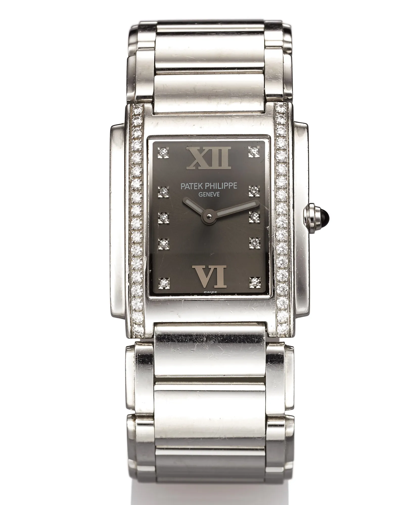 Patek Philippe 4910/10 25mm Stainless steel Black