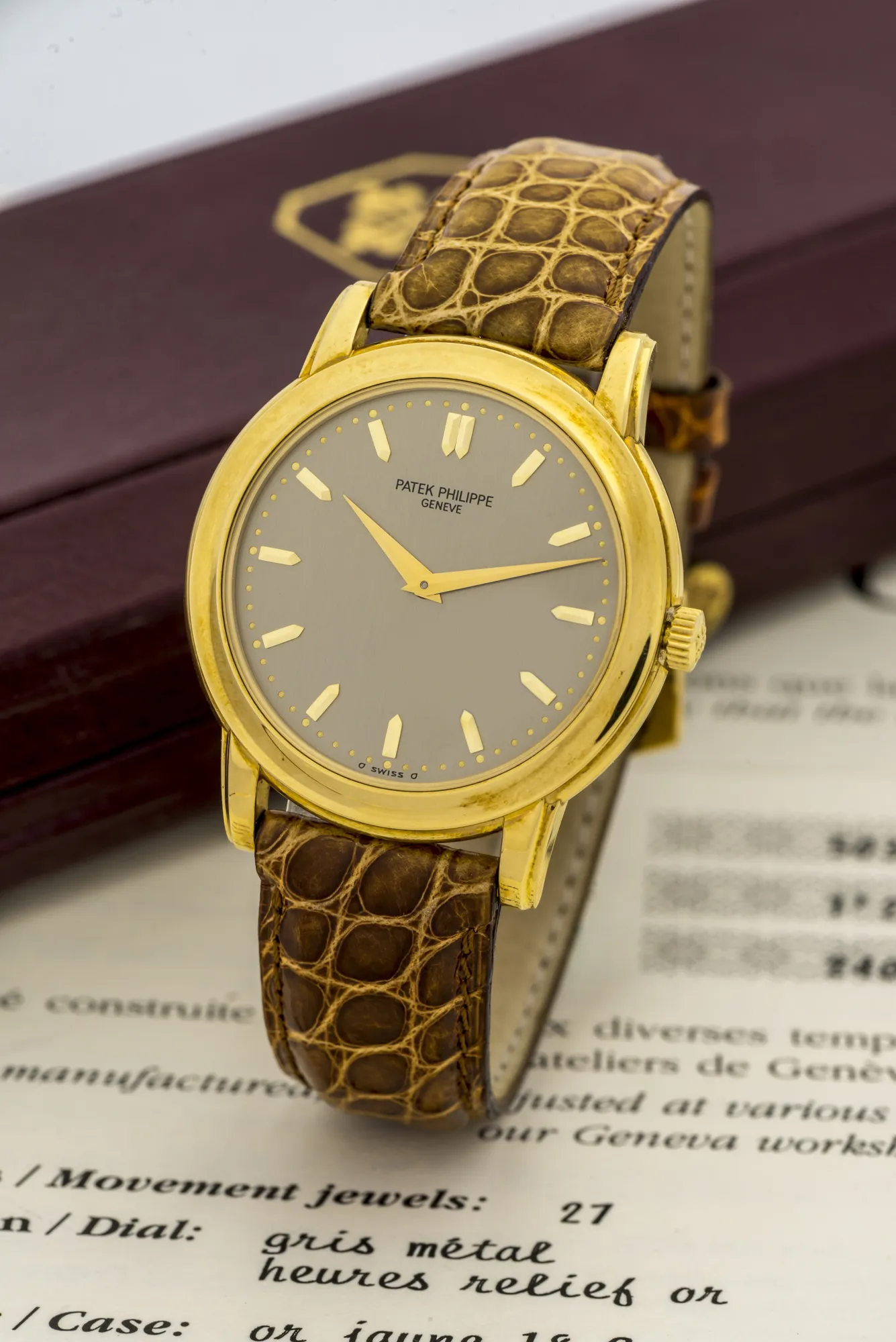 Patek Philippe Calatrava 5032 36mm Yellow gold Silver