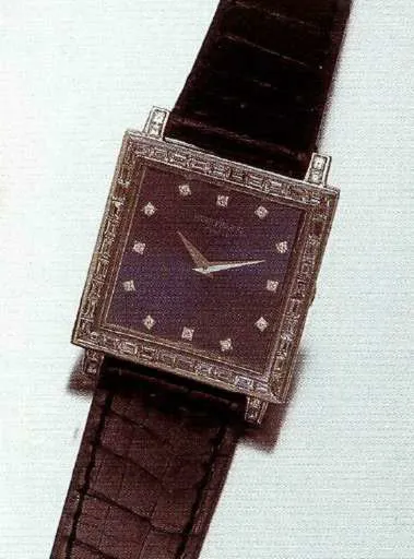 Patek Philippe 3494 28mm White gold and diamonds Blue