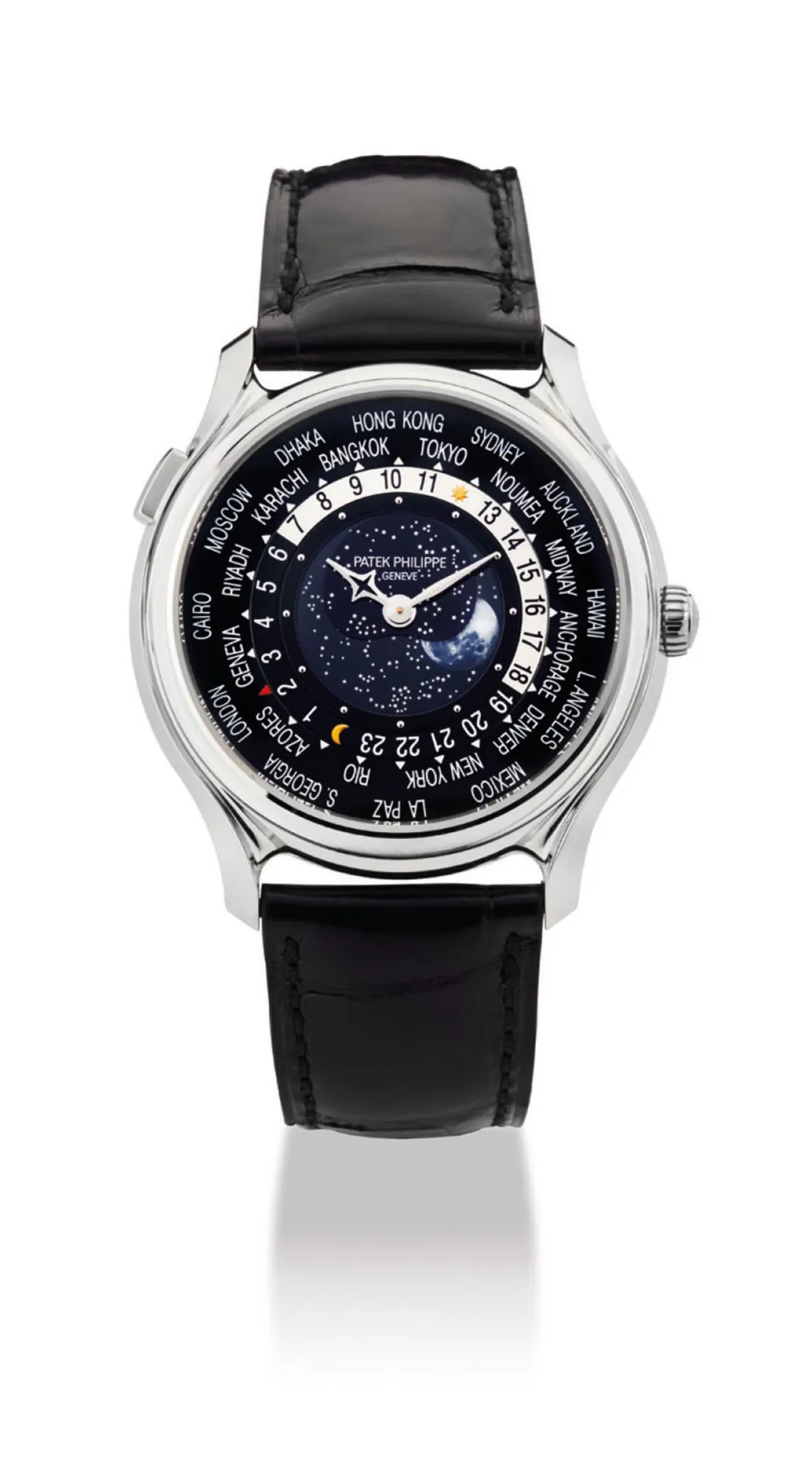 Patek Philippe World Time 5575G 40mm White gold Black