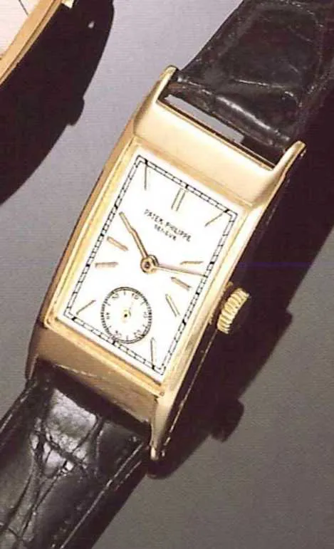 Patek Philippe 21mm Yellow gold Silver