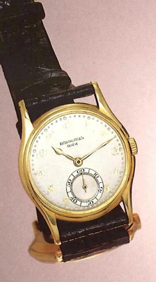 Patek Philippe 34mm Yellow gold Silver