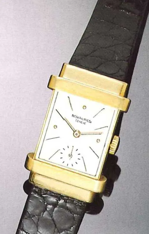 Patek Philippe 21mm Yellow gold Silver