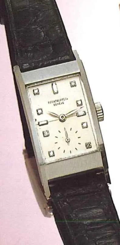 Patek Philippe 20mm Platinum Silver