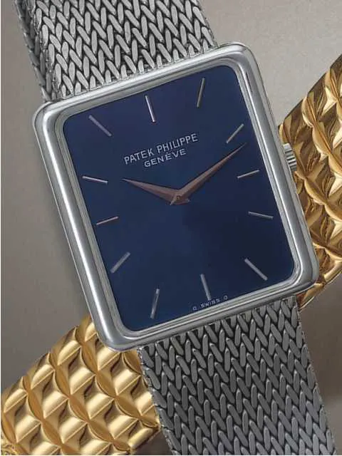 Patek Philippe 3599-1 28mm White gold Blue