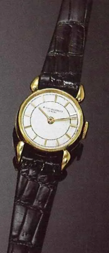 Patek Philippe 20mm Yellow gold Silver