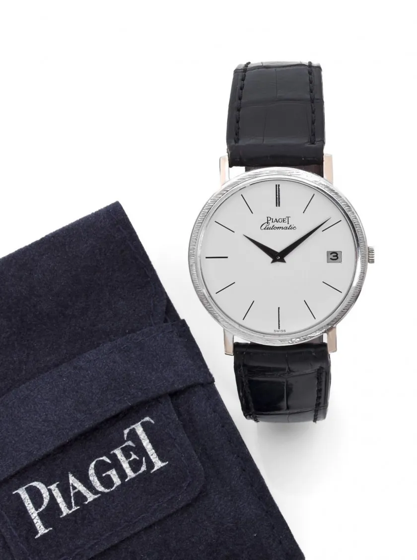 Piaget 13603 33mm White gold White