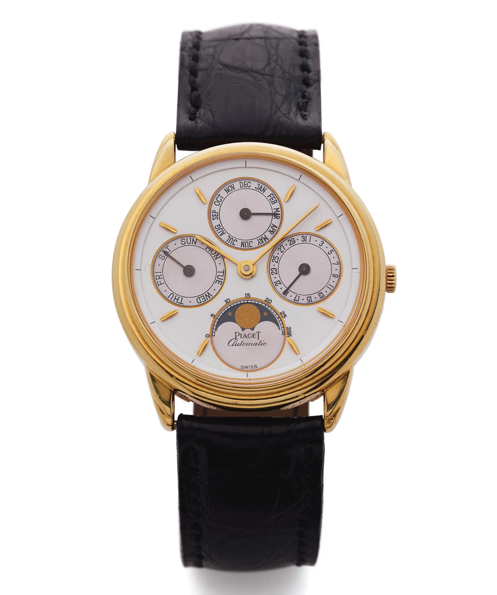 Piaget 15958 33mm Yellow gold White