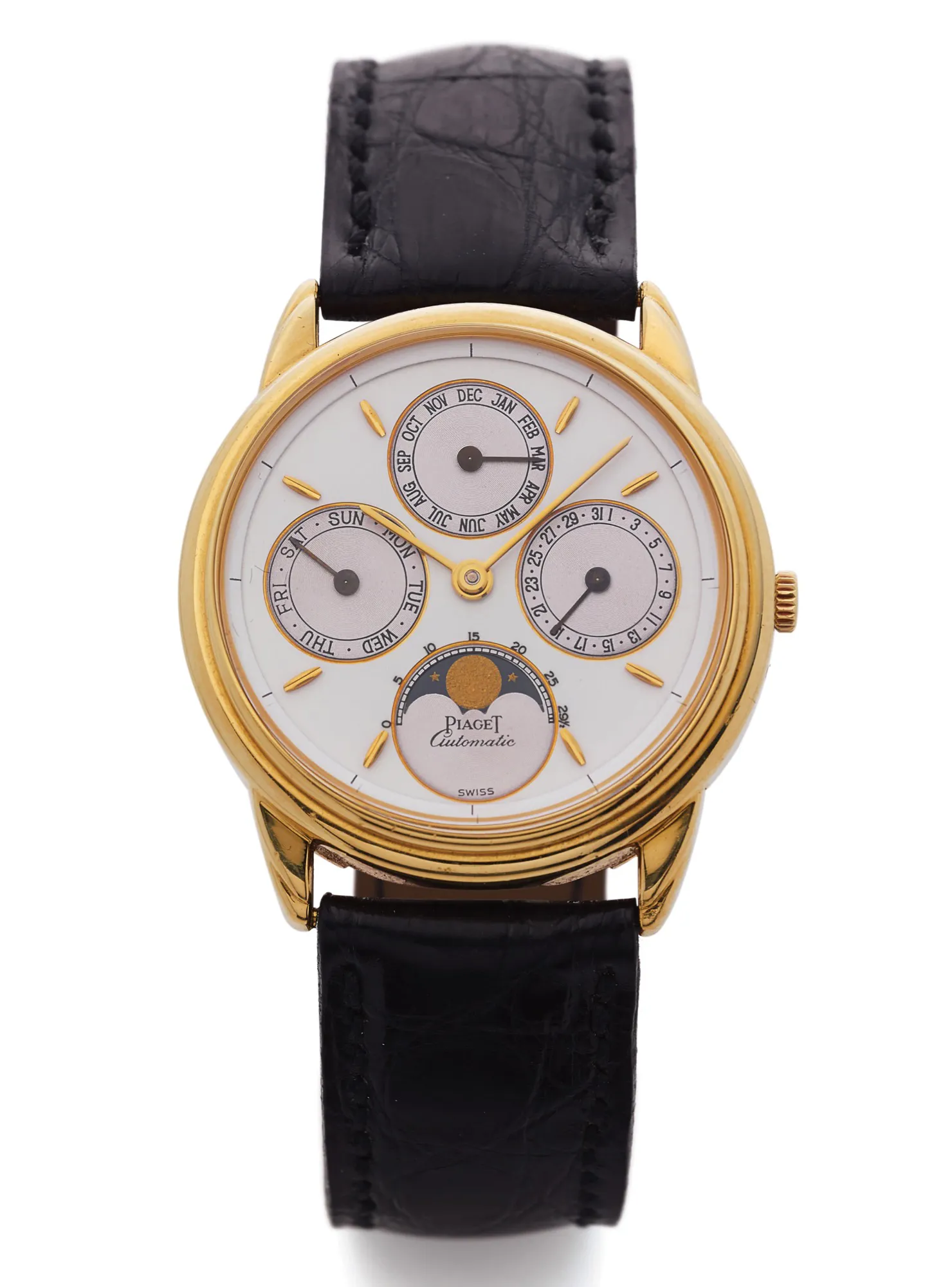 Piaget 15958 33mm Yellow gold White