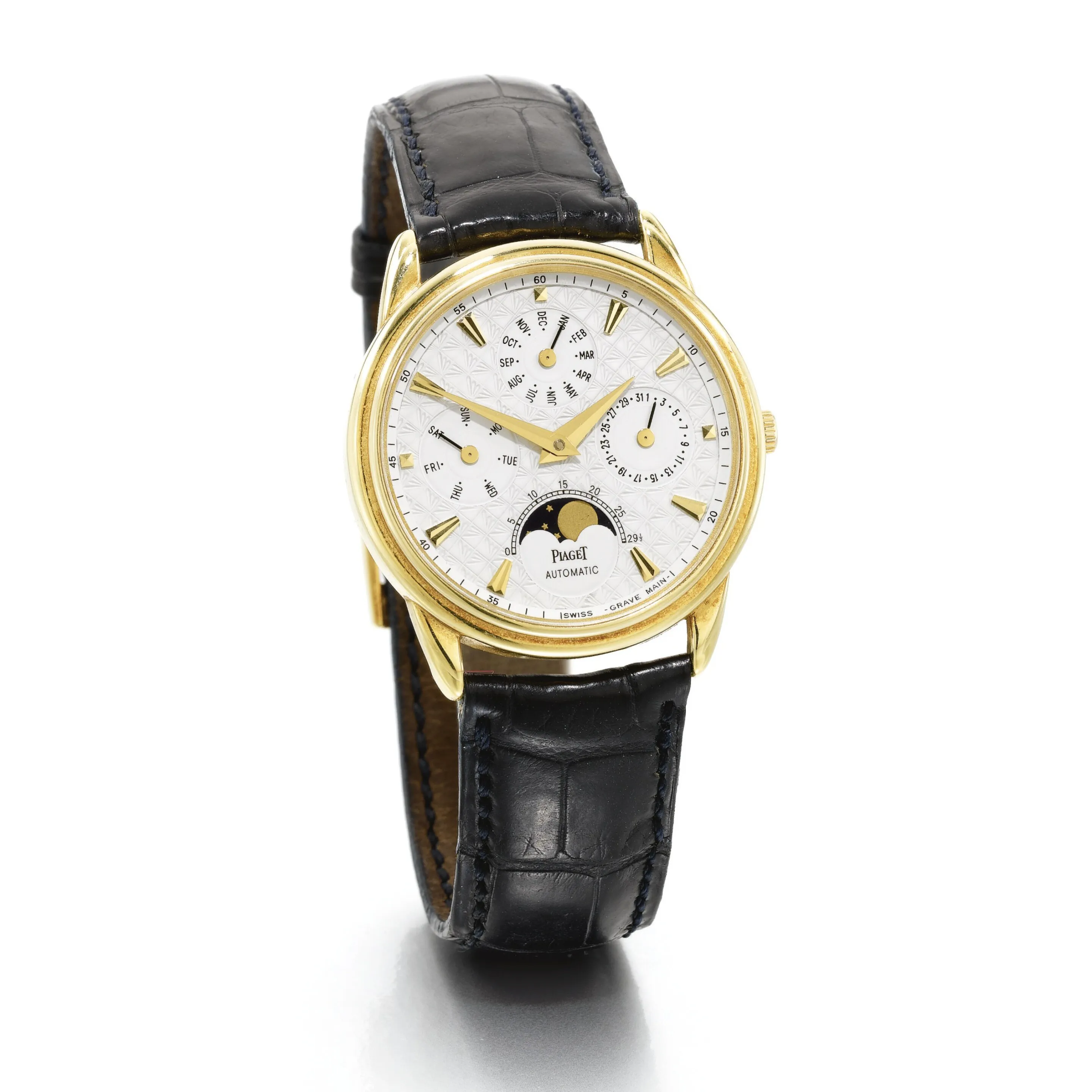 Piaget 15958 33mm Yellow gold White