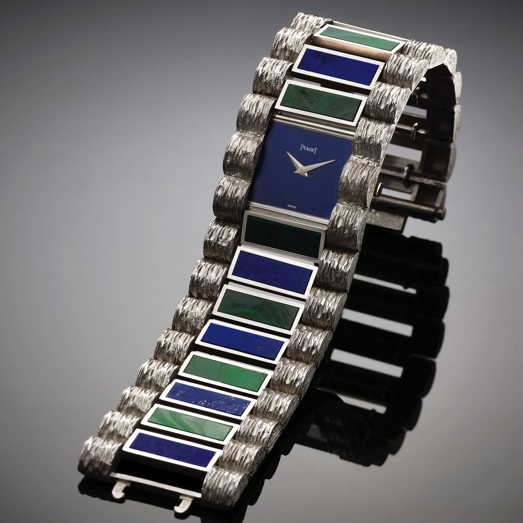 Piaget 9150 White gold Blue