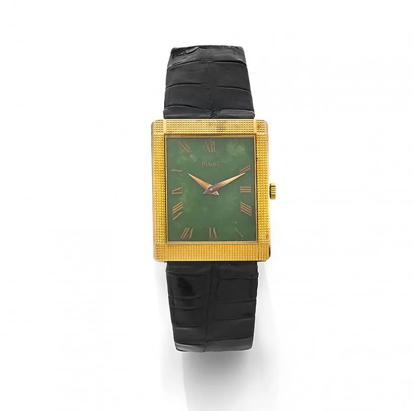 Piaget 9151 23mm Yellow gold Green