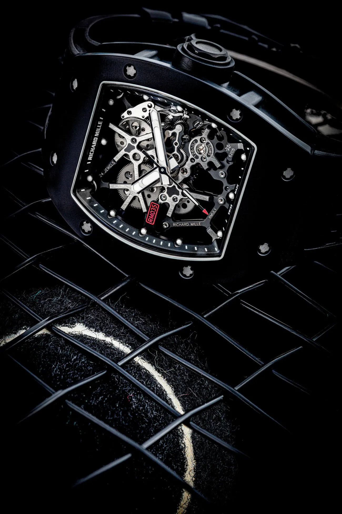 Richard Mille BABY NADAL RM 035 39mm Aluminium Skeletonised