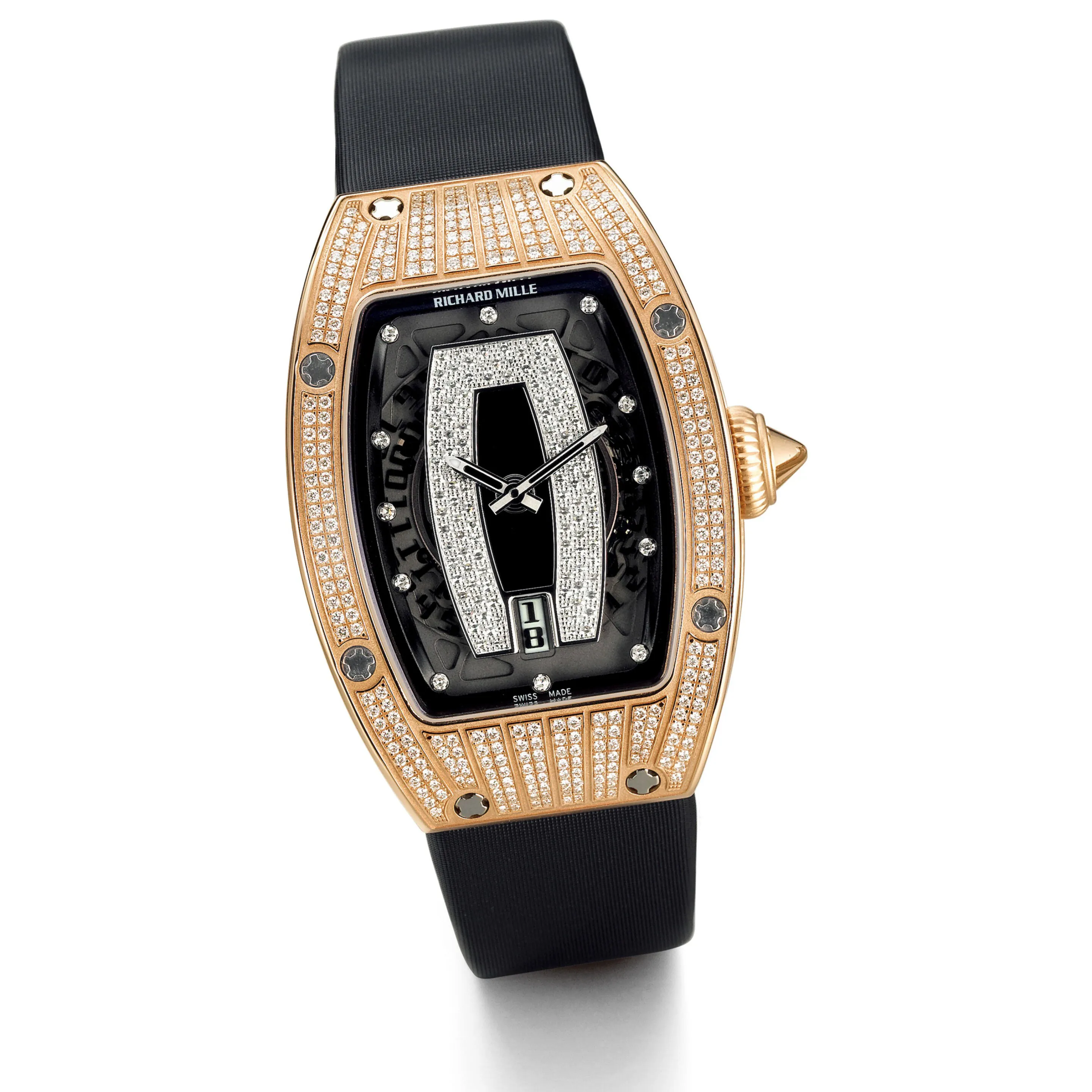 Richard Mille RM 007 45mm Rose gold Semi-skeletonized