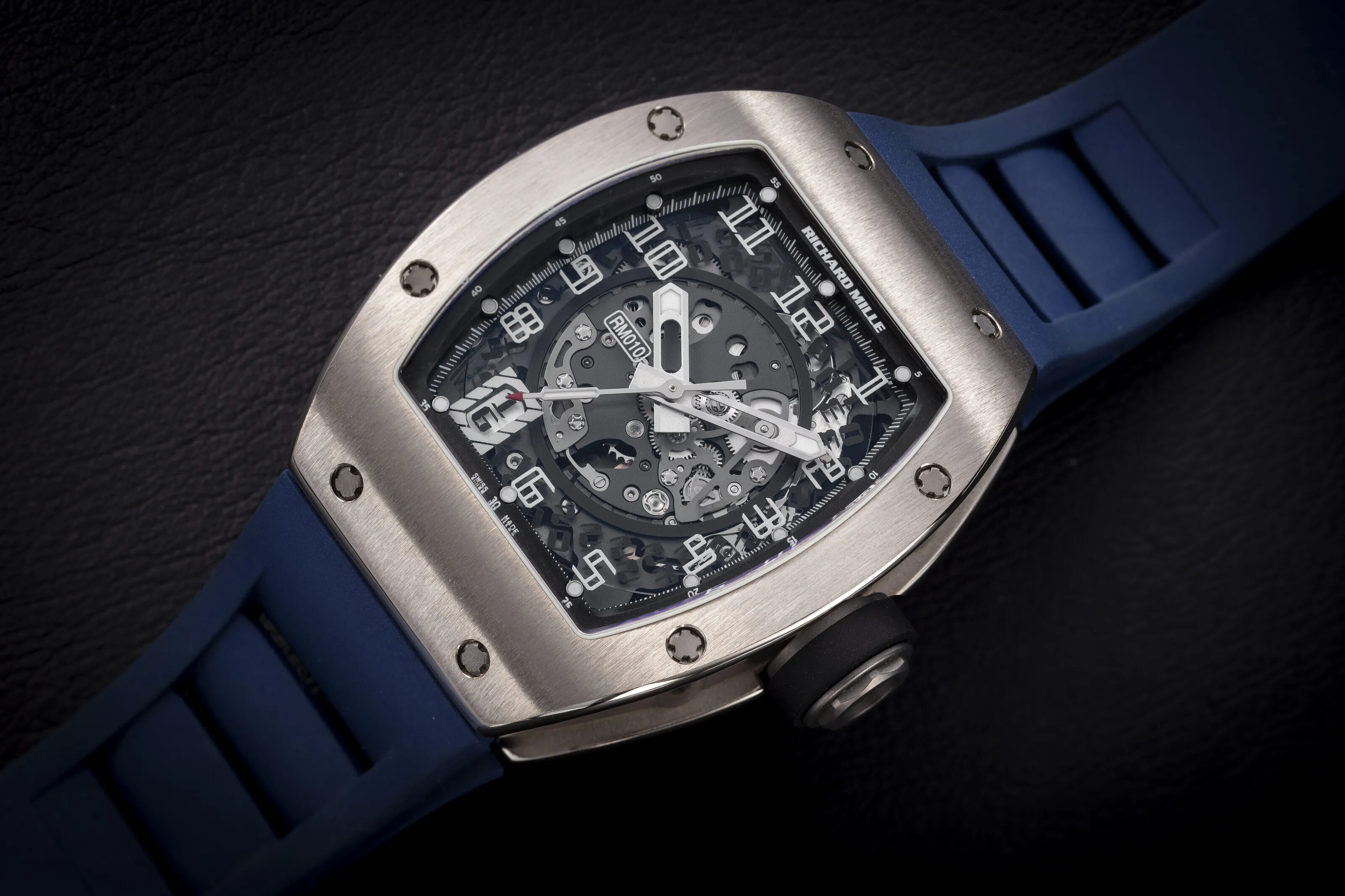 Richard Mille RM 010 RM 010 39mm White gold Skeletonized