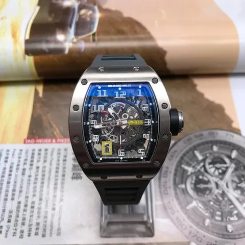 Richard Mille RM 030 RM 030 50mm White gold Transparent