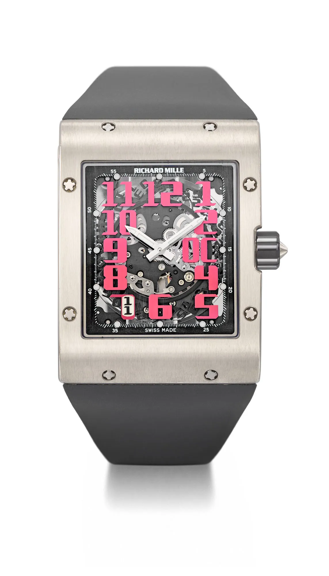 Richard Mille RM-16AHWG/115 37.5mm White gold Skeletonized