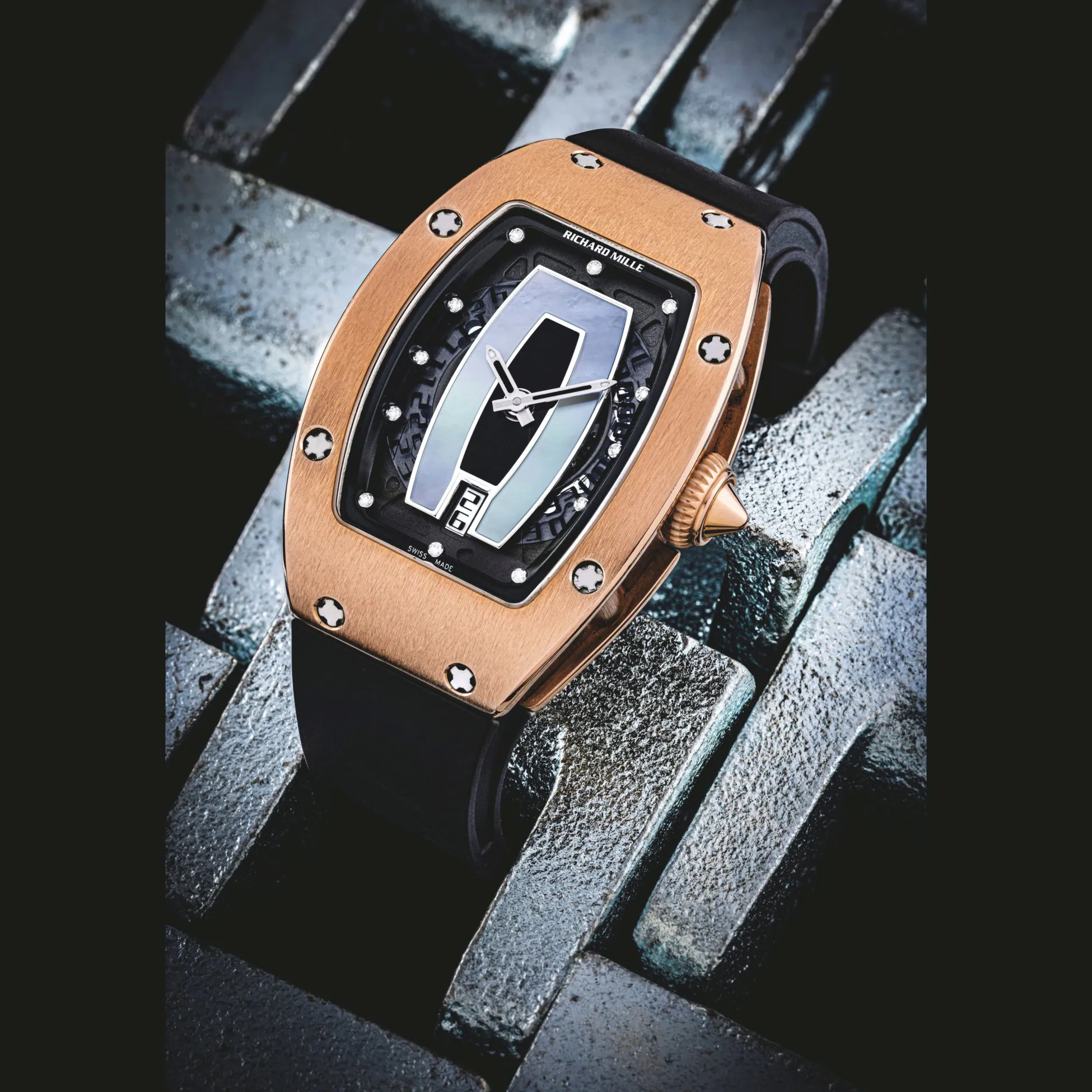 Richard Mille RM 007 RM 007 31mm Rose gold Mother-of-pearl