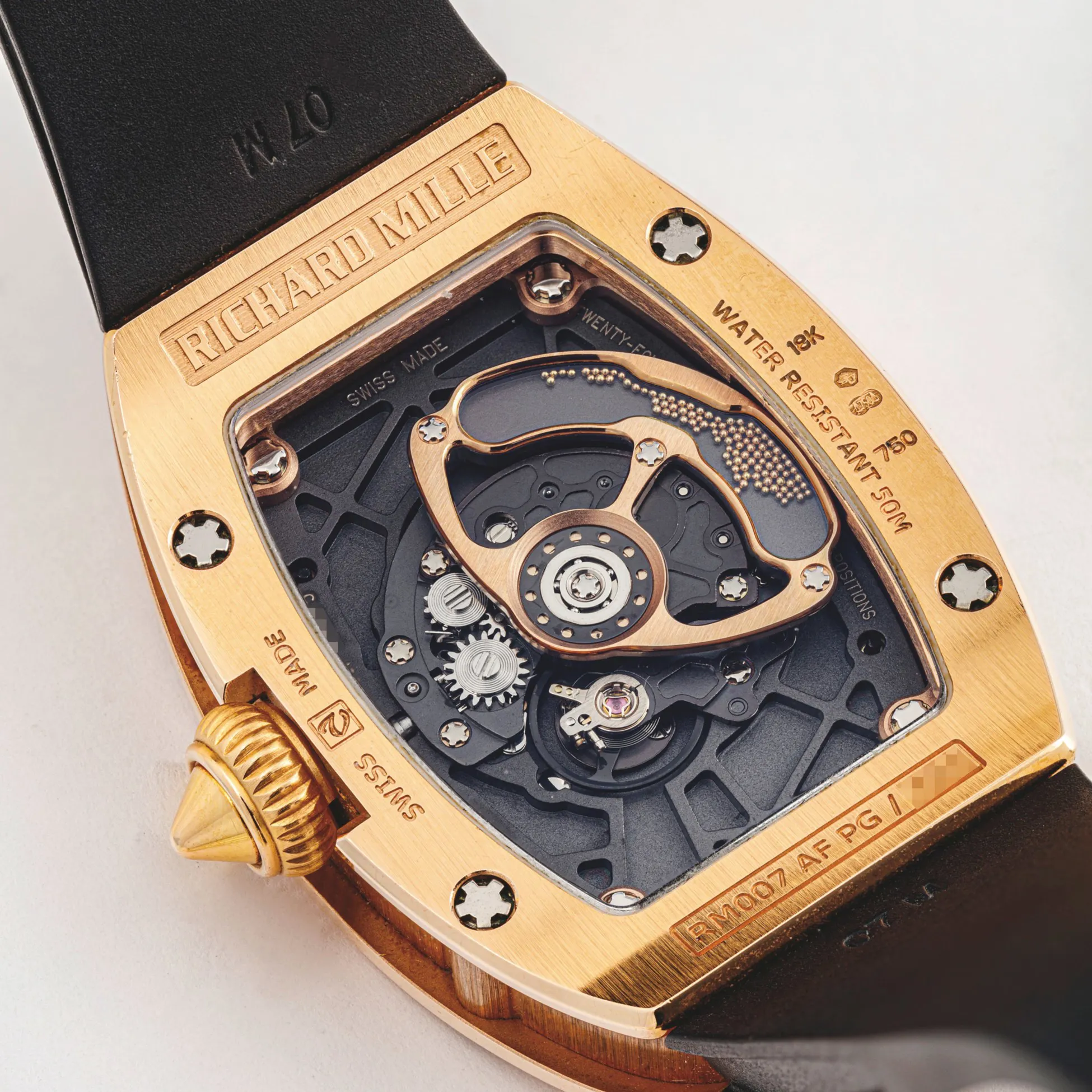 Richard Mille RM 007 RM 007 31mm Rose gold Mother-of-pearl 1