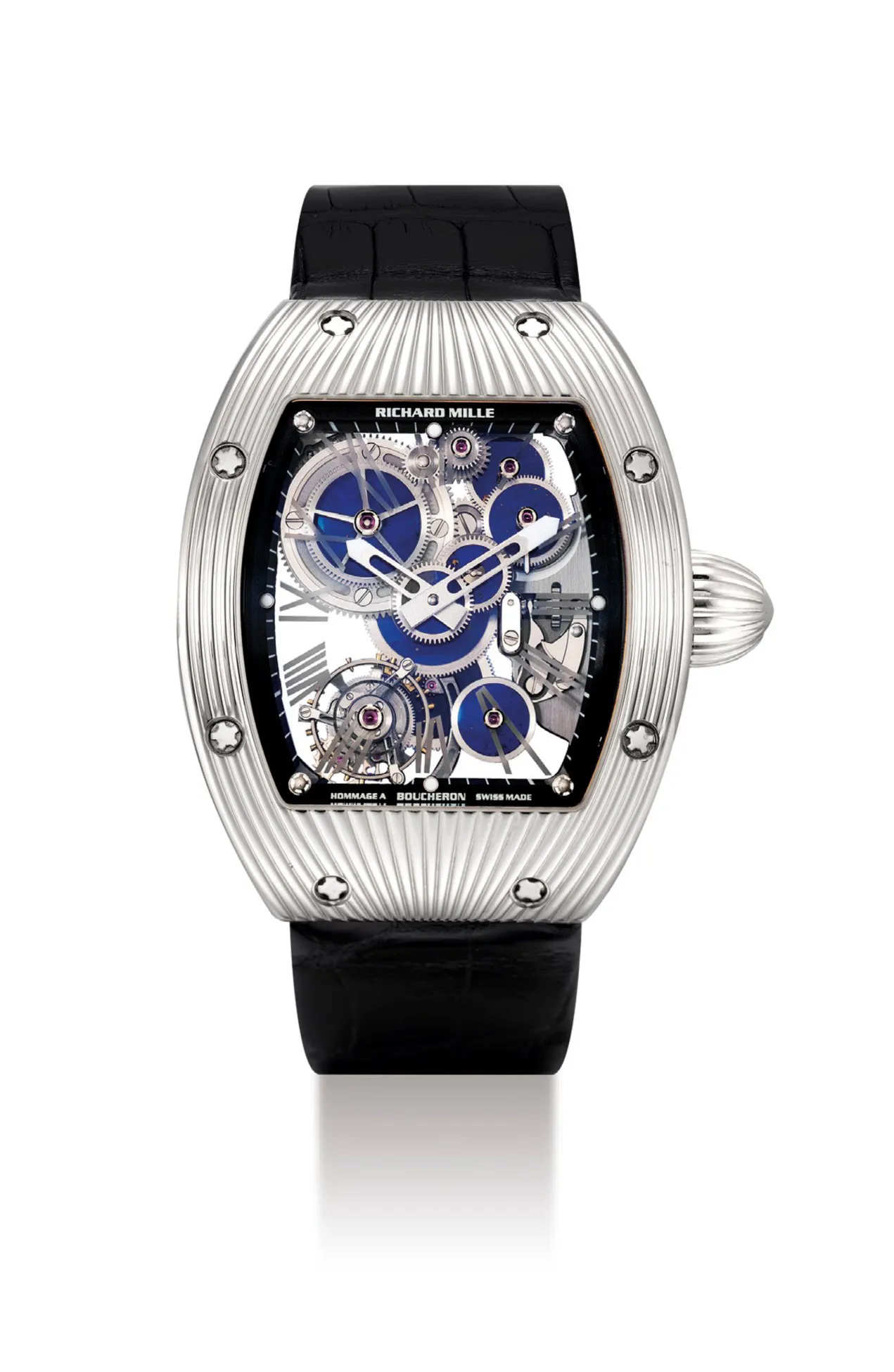 Richard Mille RM 018 RM018 AI WG 39mm White gold Skeletonised