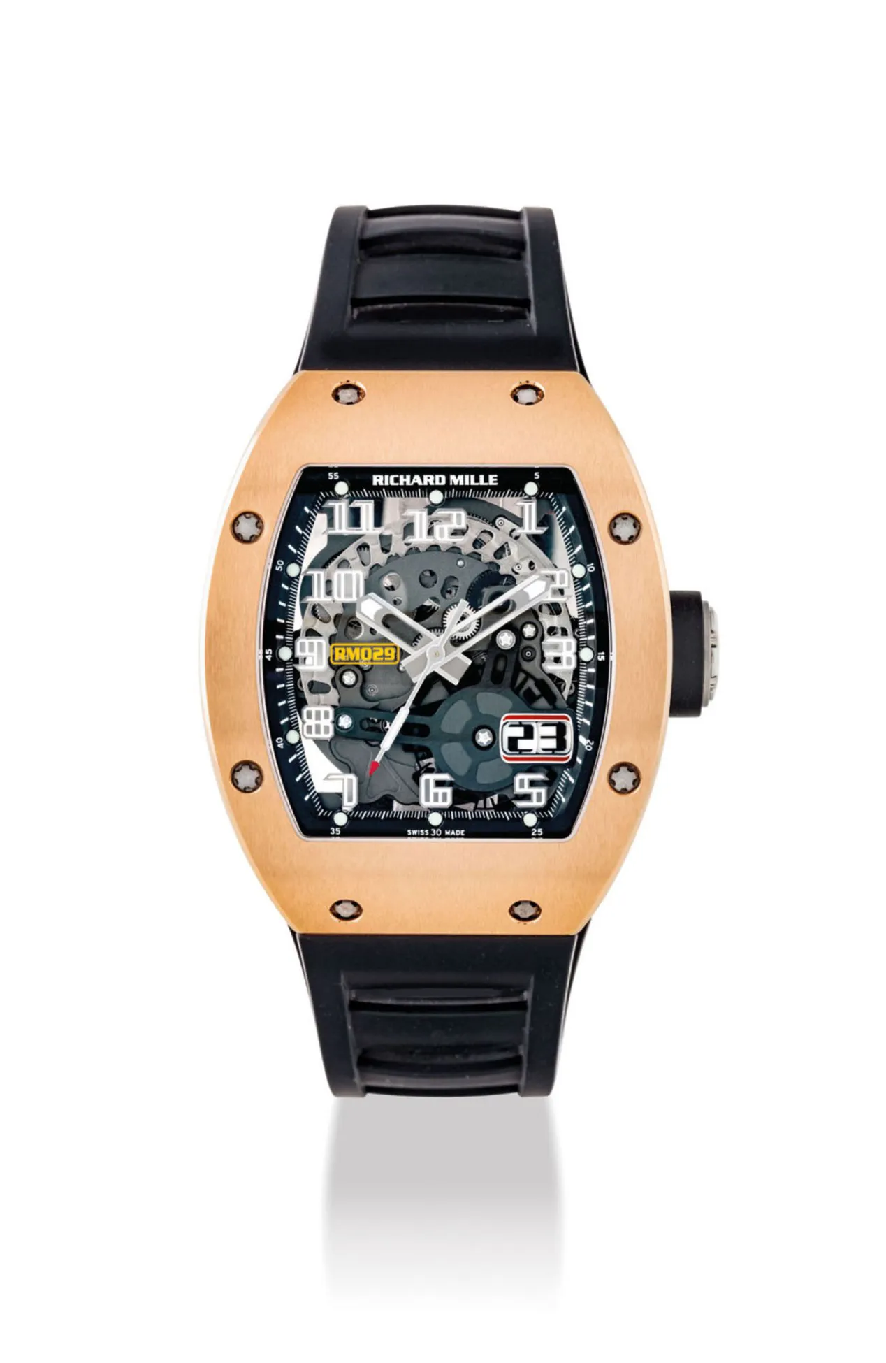 Richard Mille RM 029 RM029 AN RG 32mm Rose gold signed