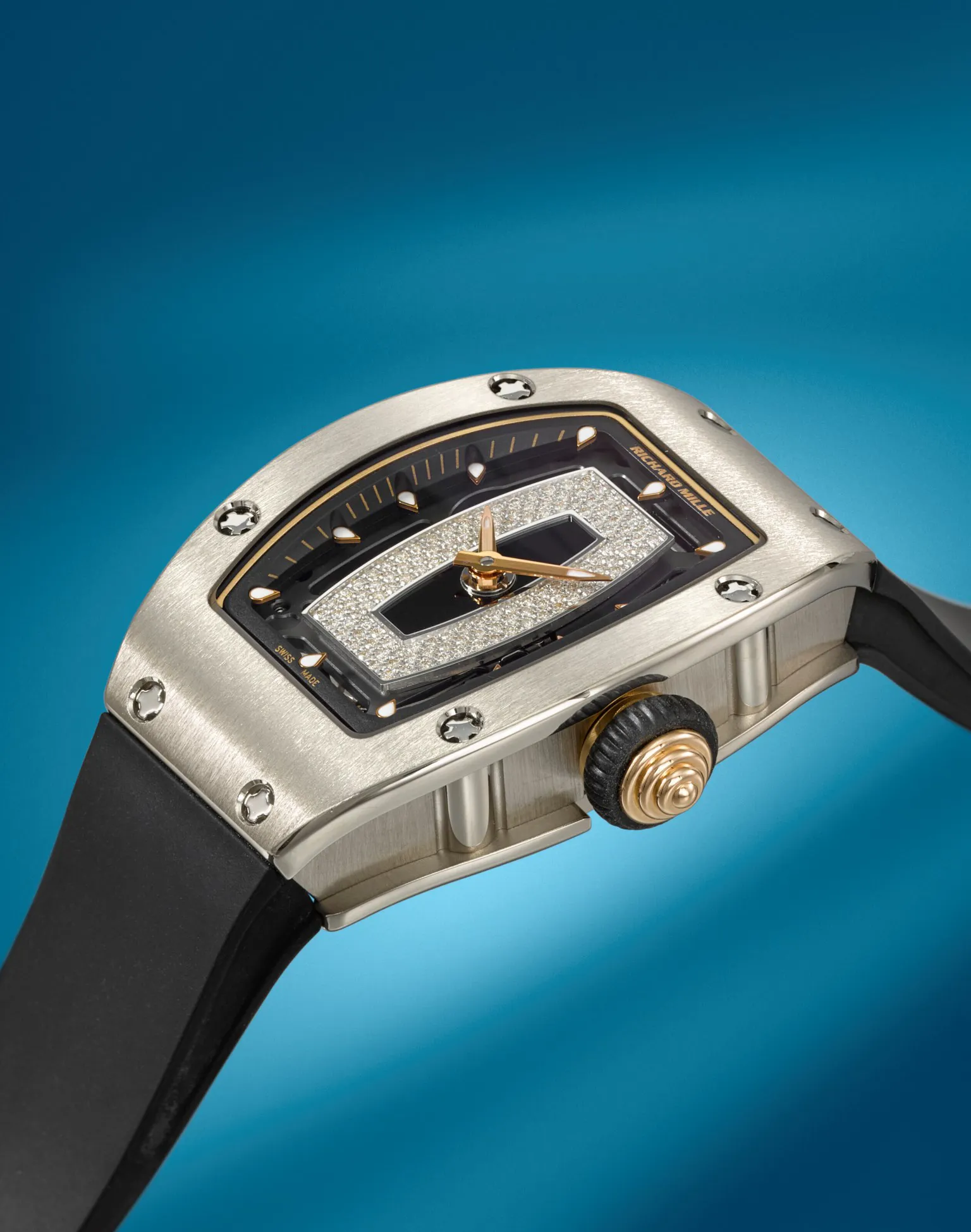 Richard Mille RM07-01 RM07-01 31mm White gold Pavé-set diamond and onyx 2