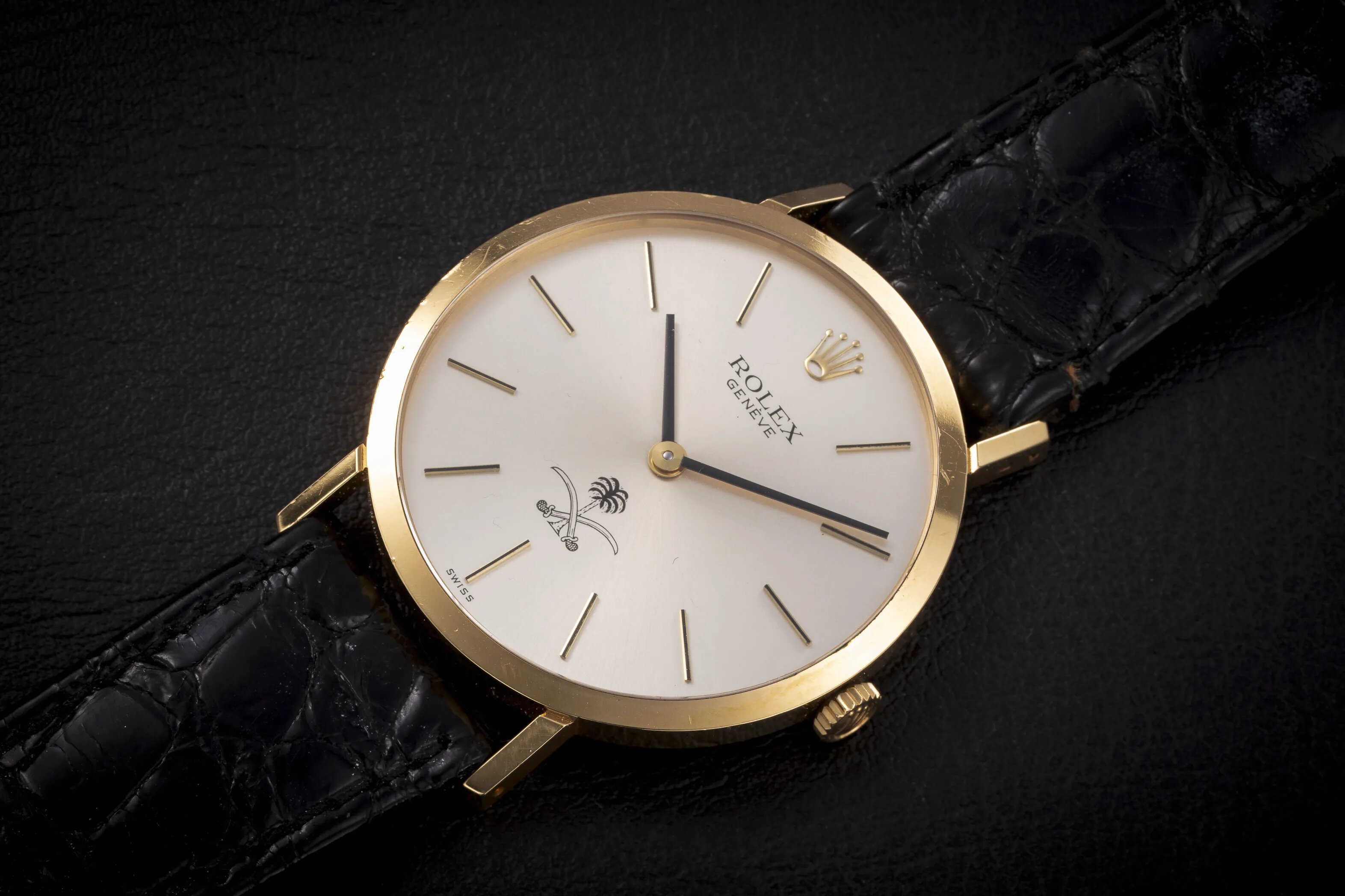 Rolex Cellini 4112 32mm Yellow gold Silver