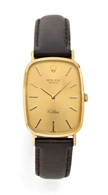 Rolex Cellini 4113 26mm Yellow gold Champagne