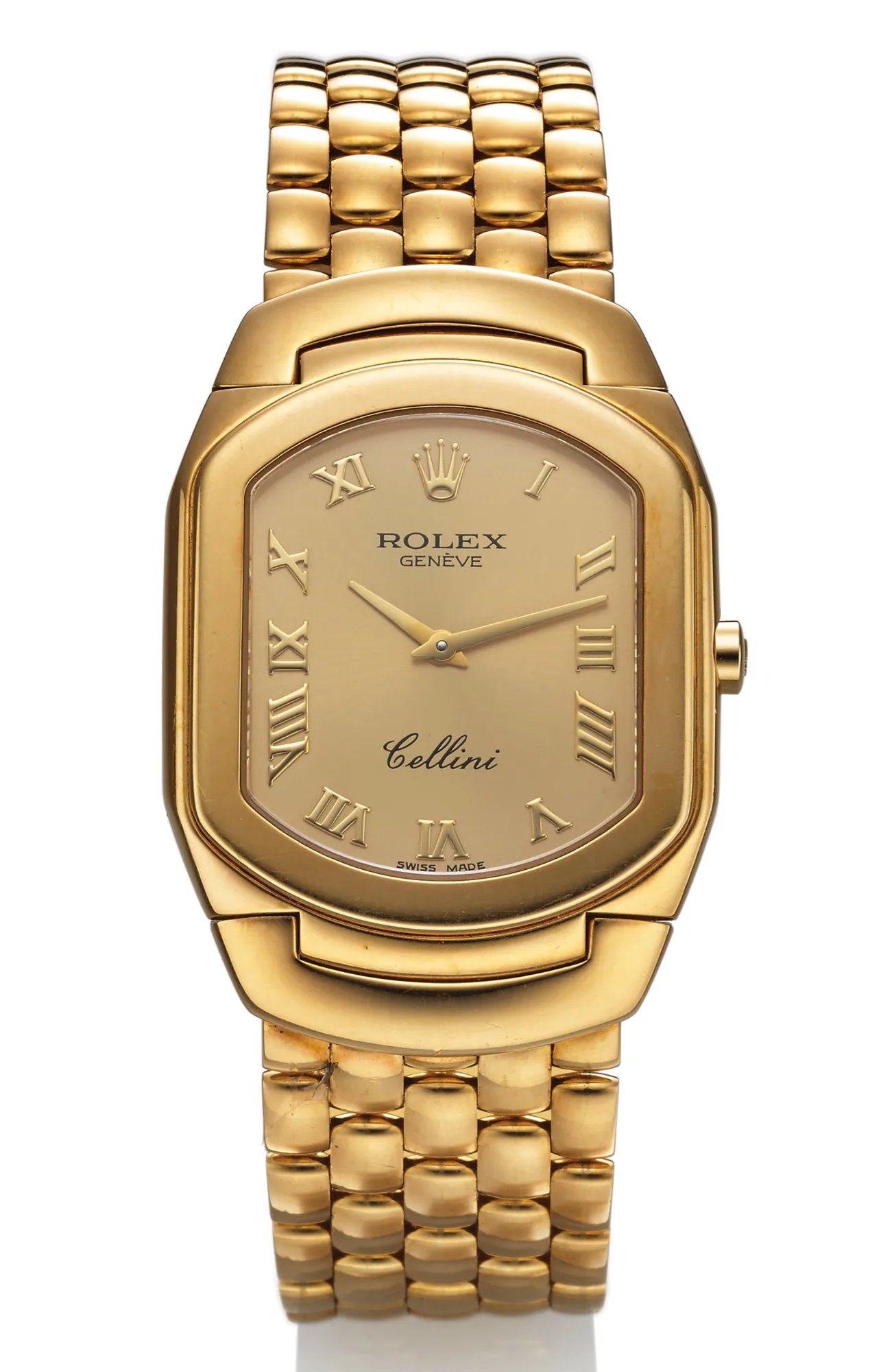 Rolex Cellini 6633 30mm Yellow gold Champagne