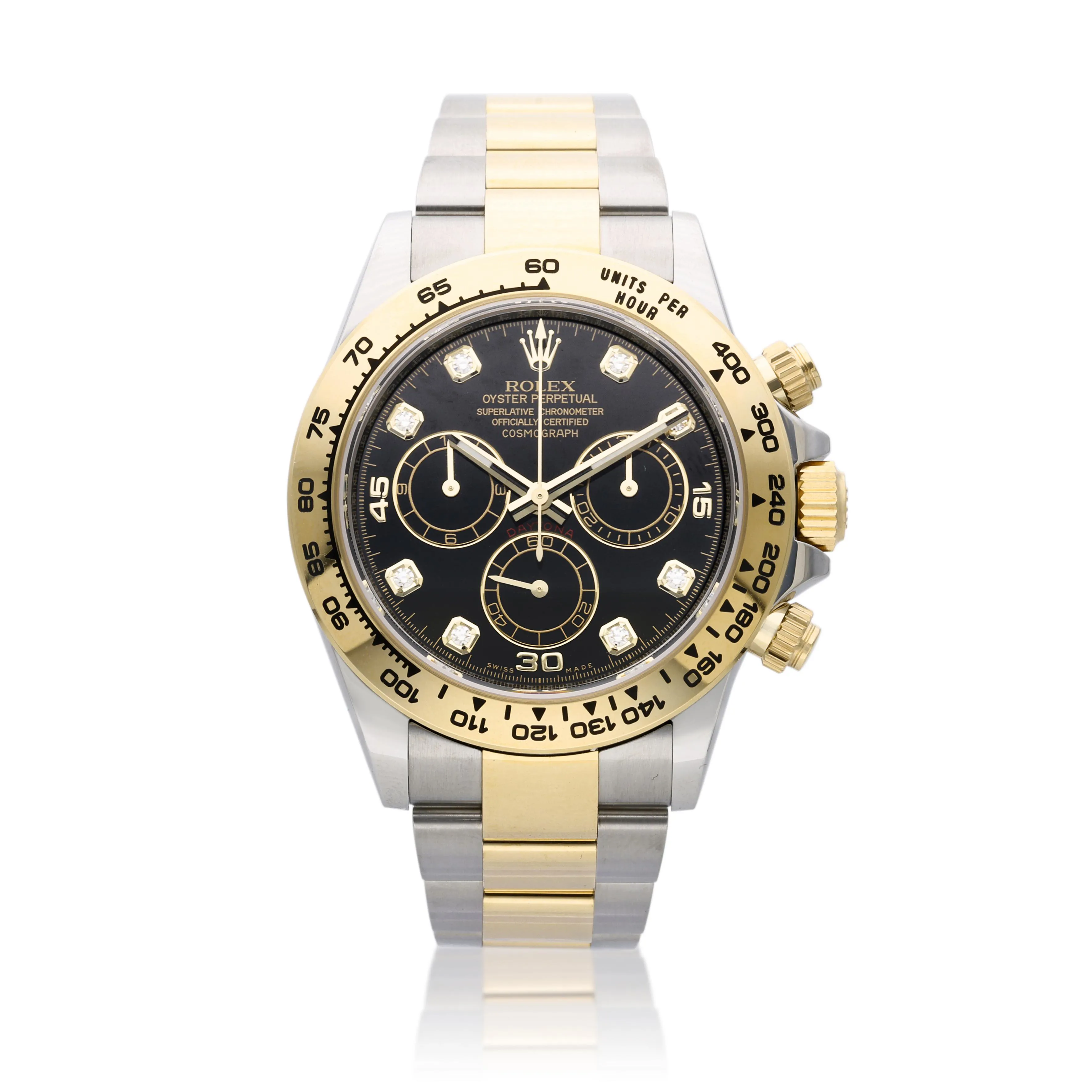 Rolex Daytona 116503 41mm Yellow gold and stainless steel Black