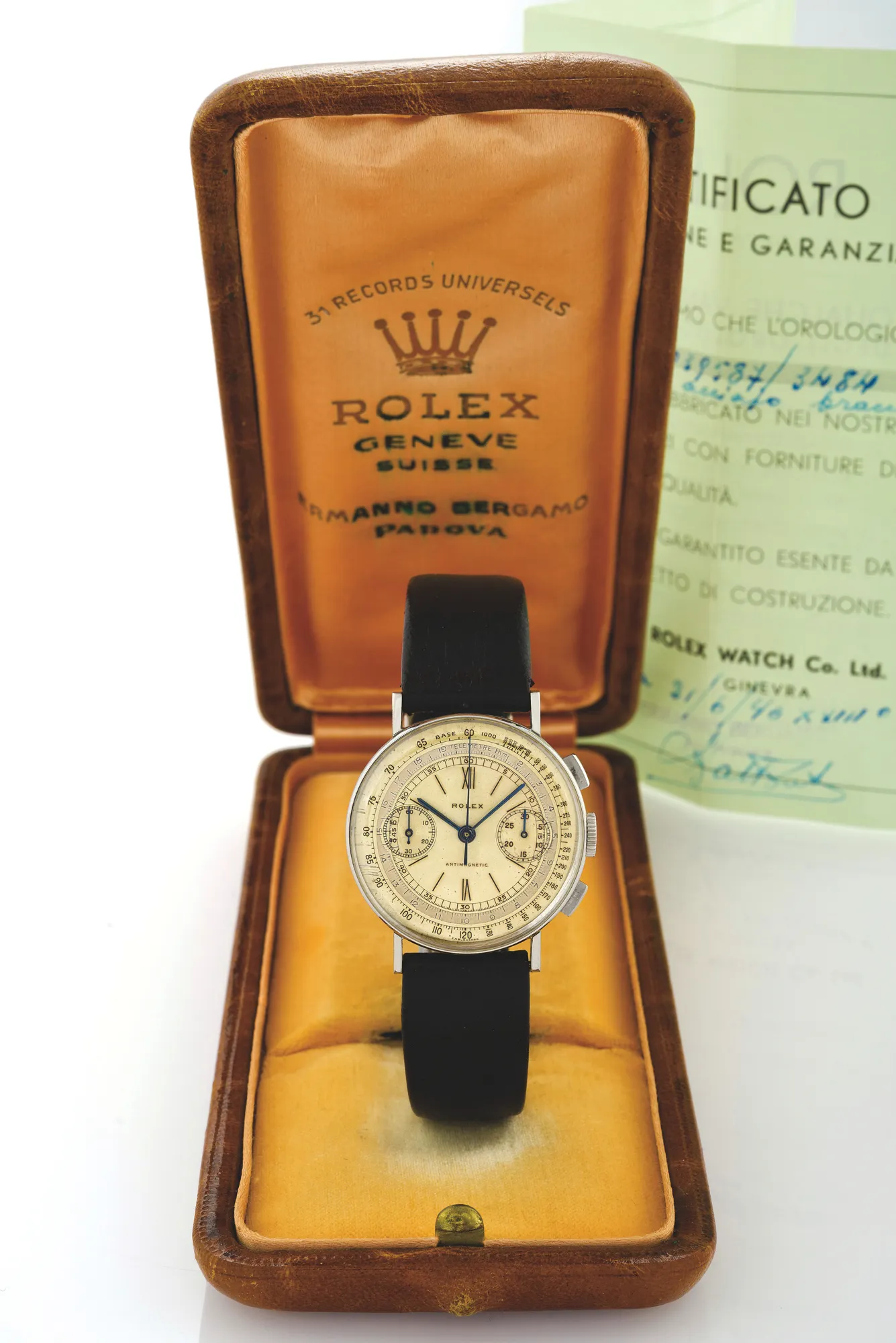 Rolex Chronograph 3484 33mm Stainless steel Ivory