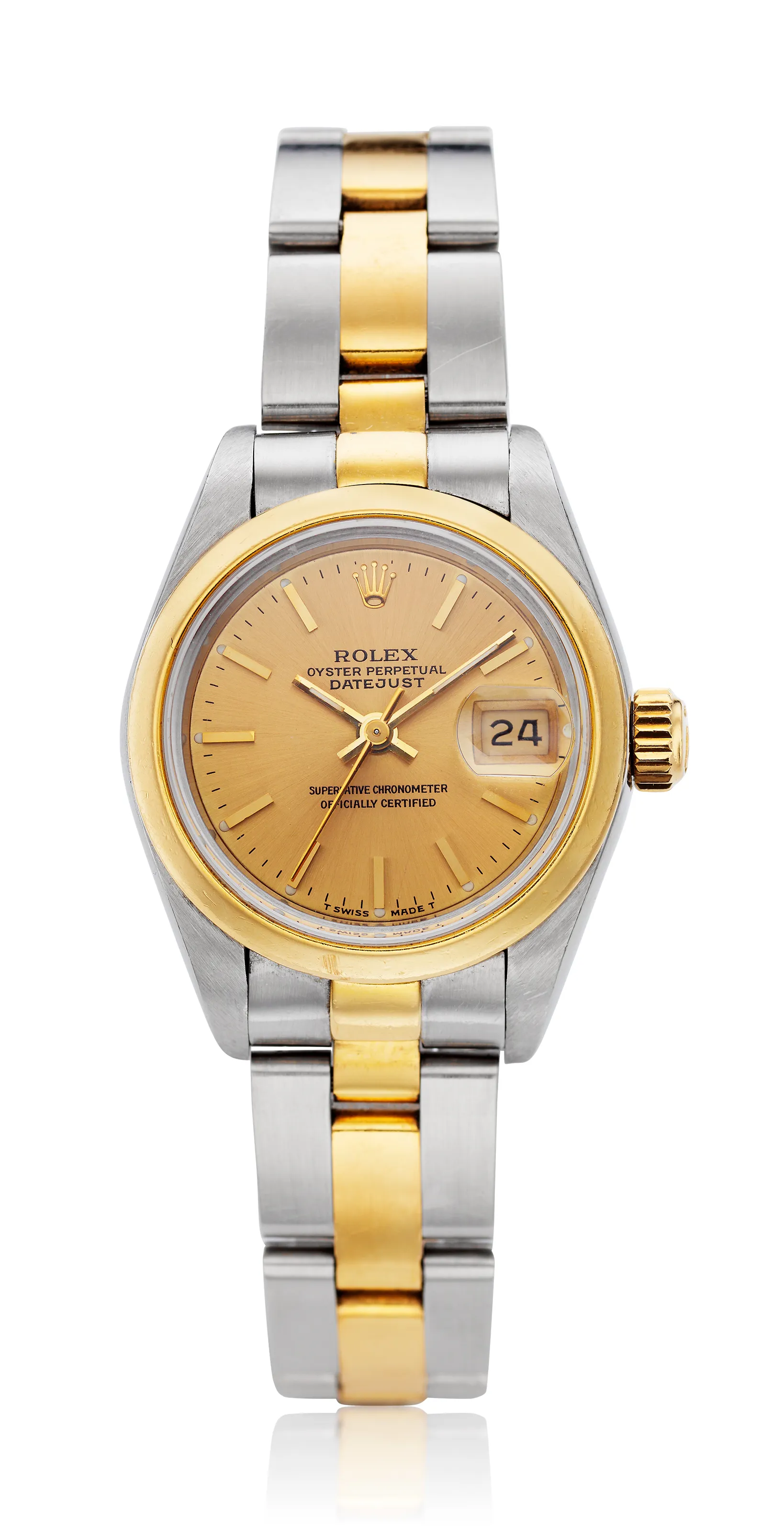 Rolex Lady-Datejust 69163 26mm Stainless steel and 18k gold Champagne