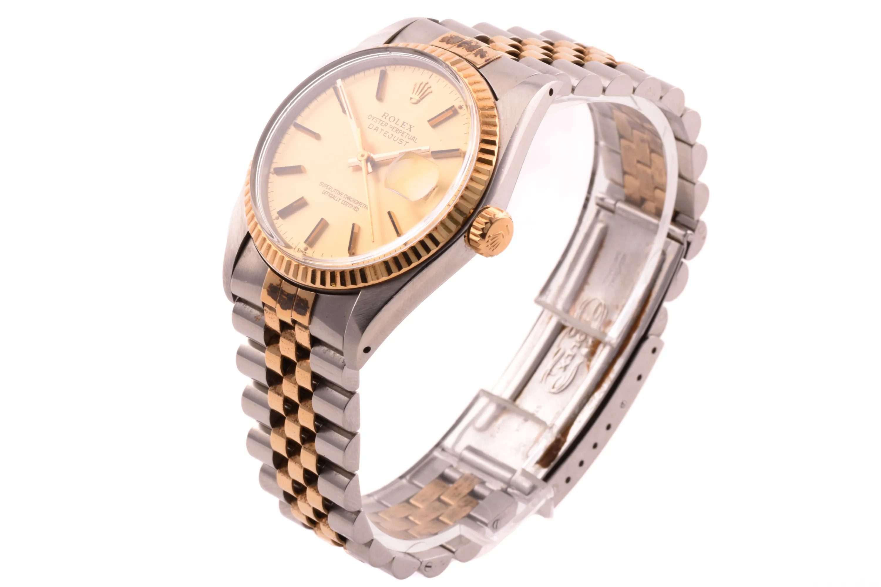 Rolex Datejust 36 16013 36mm Yellow gold Champagne