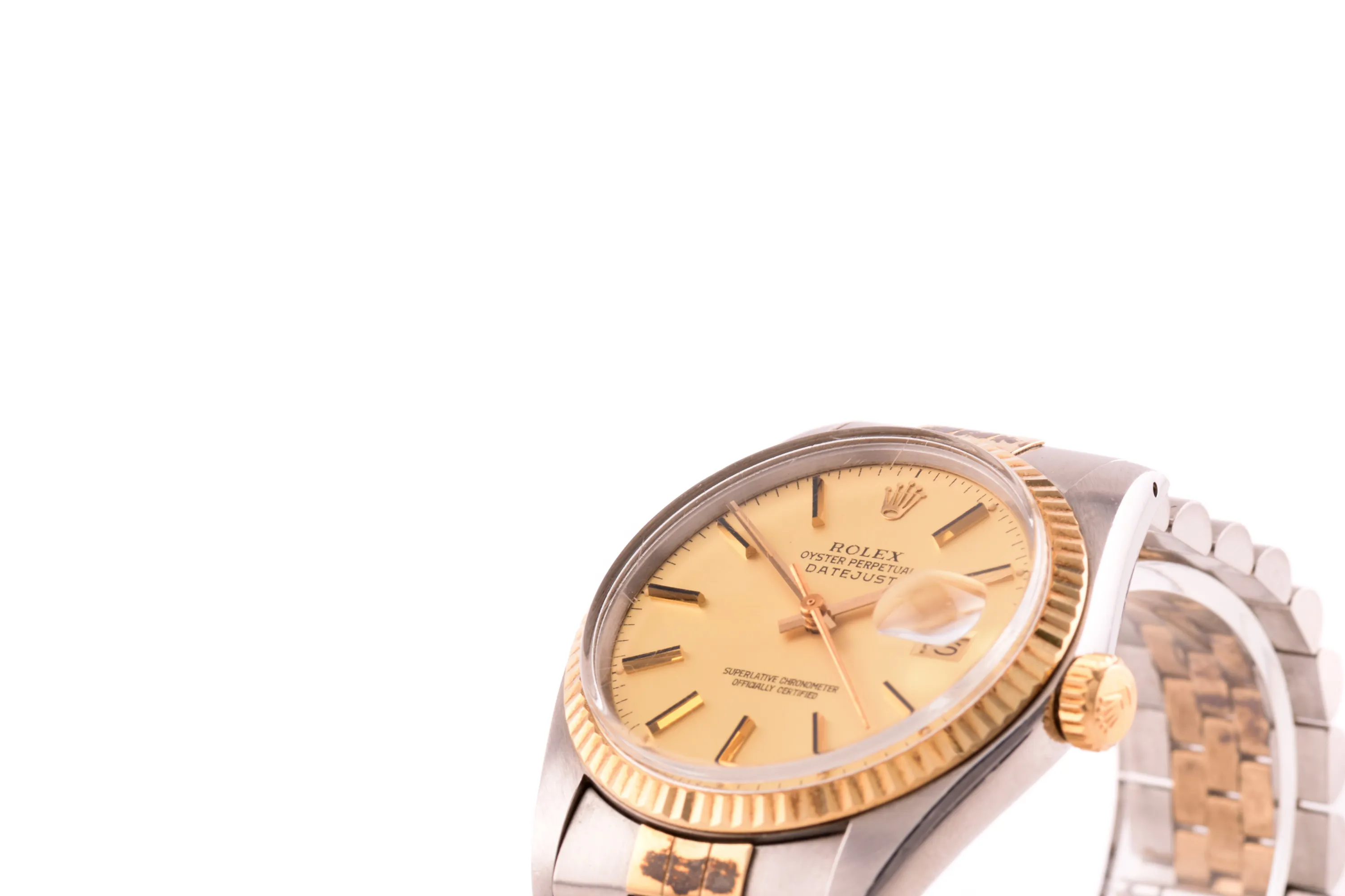 Rolex Datejust 36 16013 36mm Yellow gold Champagne 2