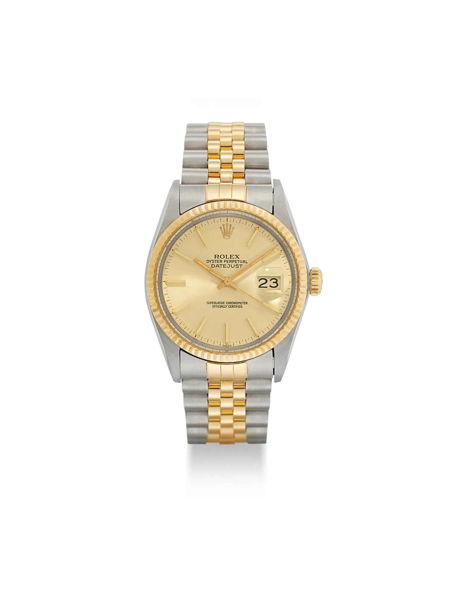 Rolex Datejust 36 16013 34mm Stainless steel and gold Gold