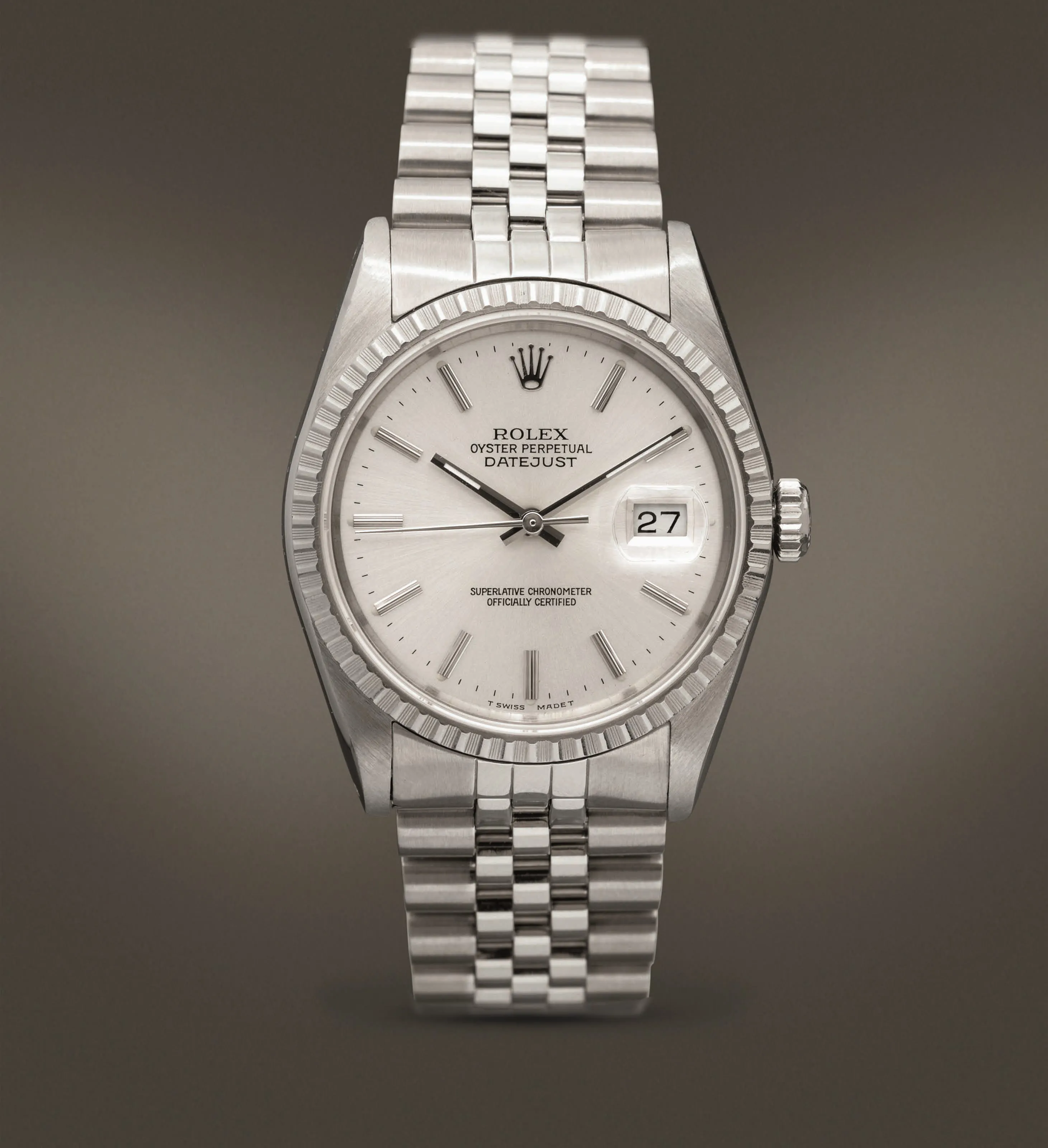 Rolex Datejust 36 16220 36mm Stainless steel Silver