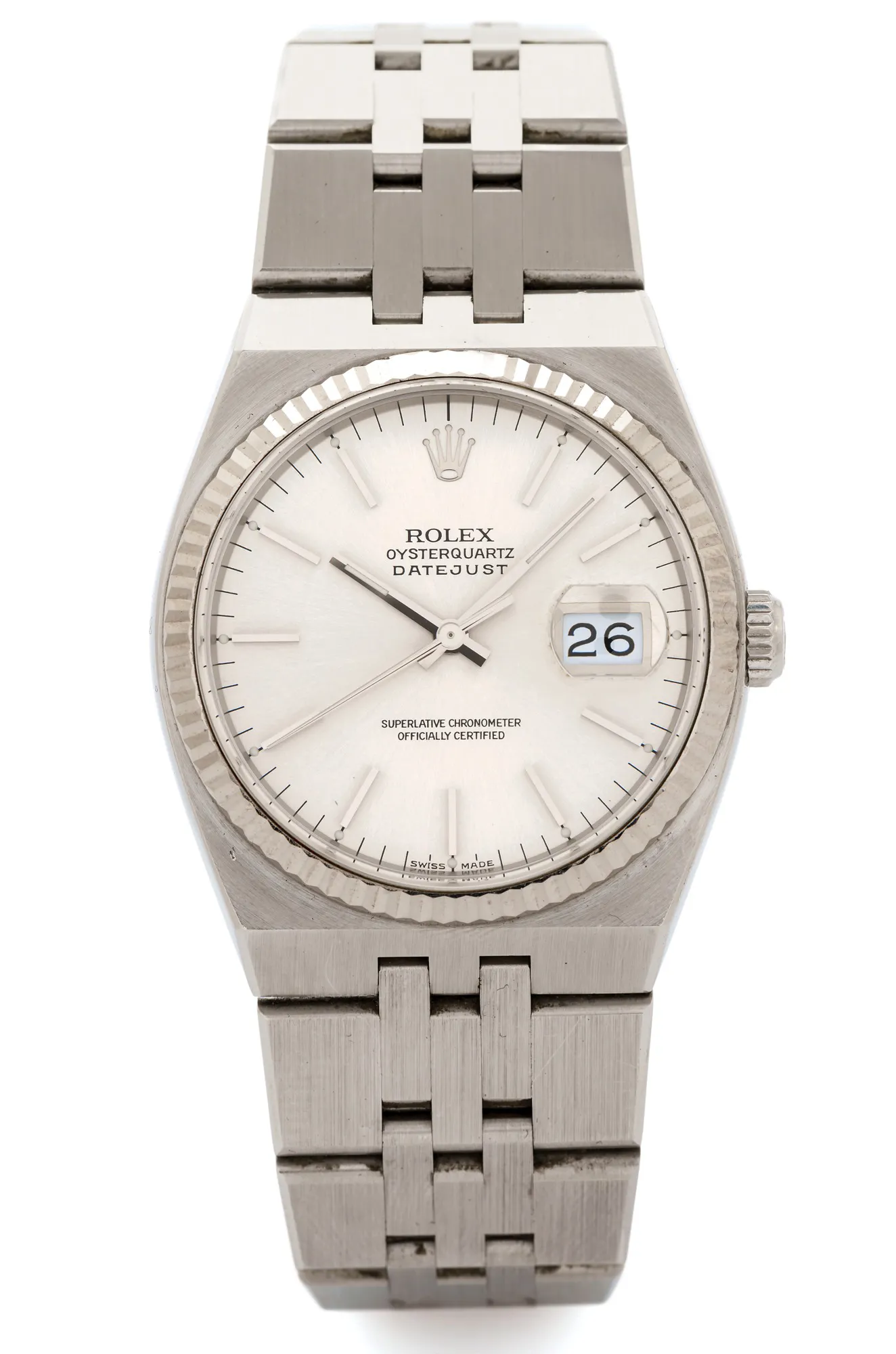 Rolex Datejust Oysterquartz 17014 36mm Stainless steel Silver