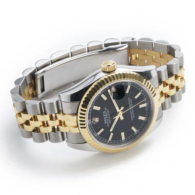 Rolex Datejust 31 178273 31mm Yellow gold and Stainless steel Black 3