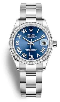 Rolex Datejust 31 278384RBR 31mm Stainless steel Blue