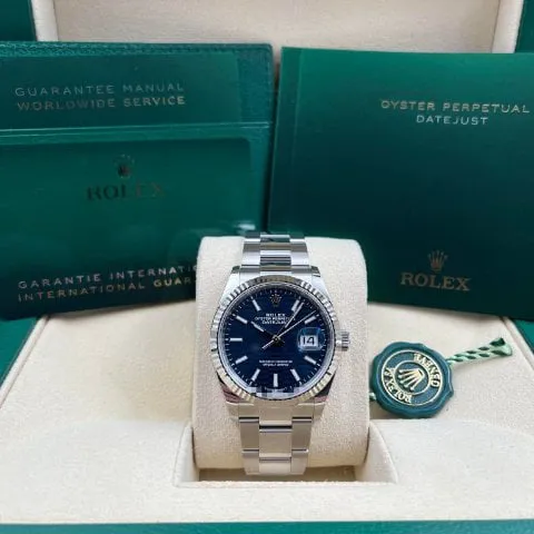 Rolex Datejust 36 126234 36mm Stainless steel Blue