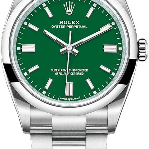 Rolex Oyster Perpetual 36 126000 36mm Stainless steel Green