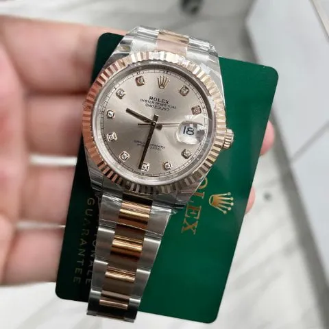 Rolex Datejust 41 126331 41mm Yellow gold and Stainless steel Rose