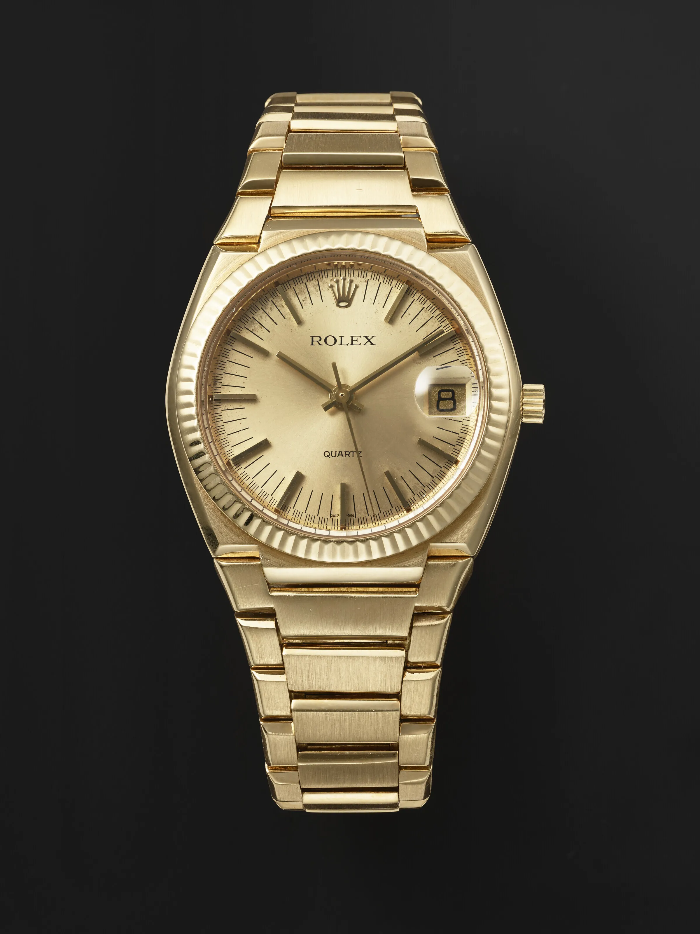 Rolex Datejust Oysterquartz 5100 39mm Yellow gold Champagne