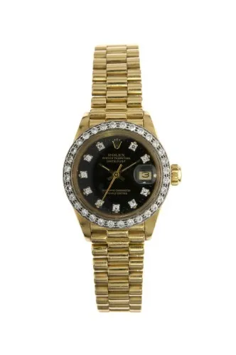 Rolex Lady-Datejust 6913 26mm Yellow gold Black 1