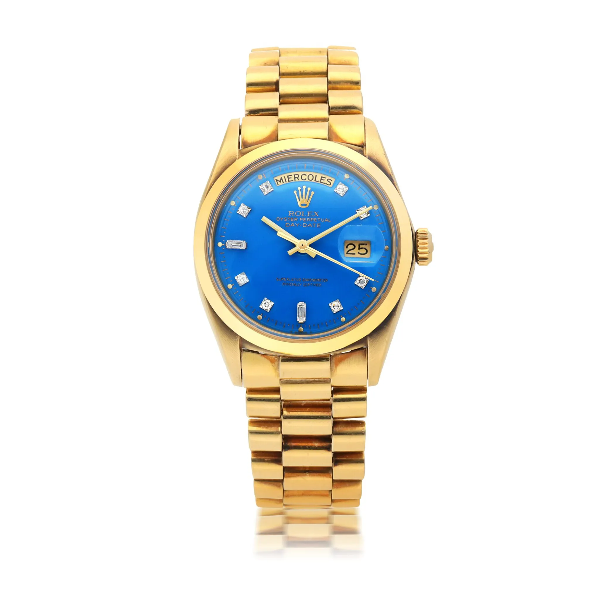 Rolex Day-Date 36 1802 36mm Yellow gold Blue